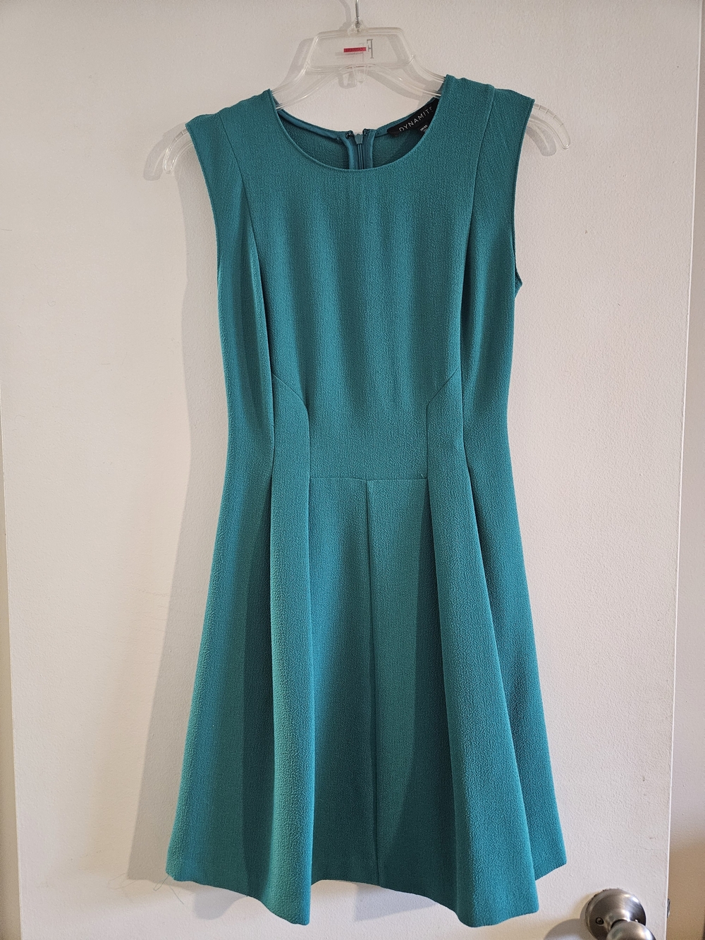 Dynamite Teal Sleeveless Dress. XS